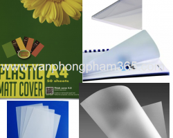 Bìa nhựa sần A4 (Plastic matt cover A4)