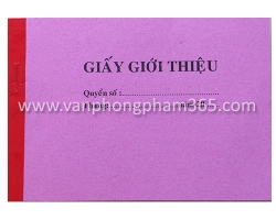 Giấy giới thiệu