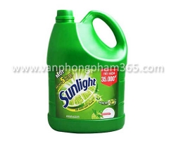 Nước rửa chén Sunlight 3.8kg Trà xanh